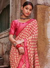 MINTORSI AADHYATMIK Fancy Latest Designer Festive Wear Weightless With Satin Lace Printed Saree Collection